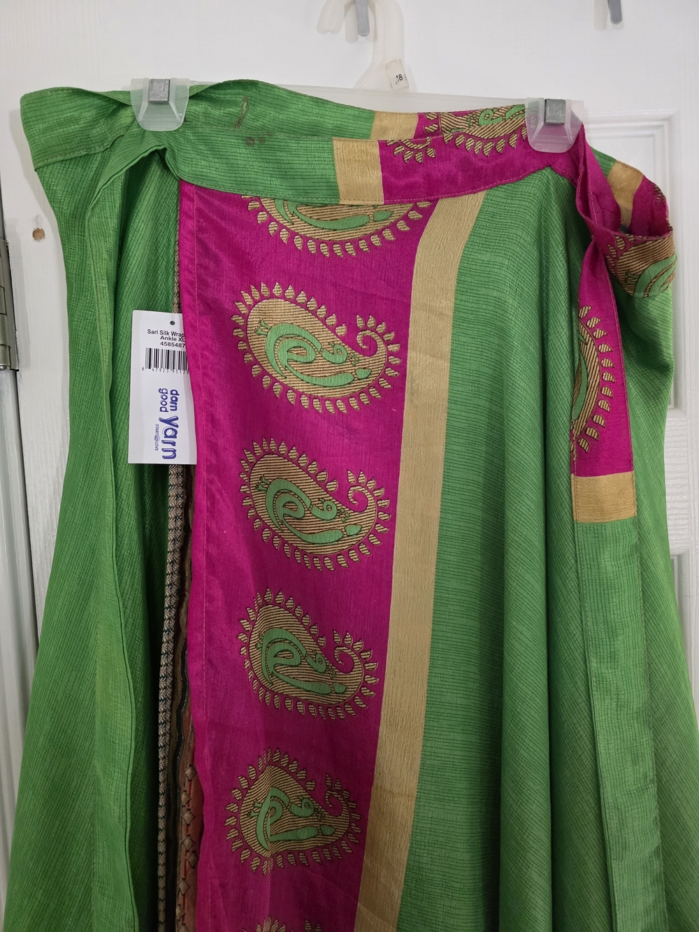 Silk Sari Wrap Skirt NWT. 2 Different Looks In 1 Skirt!